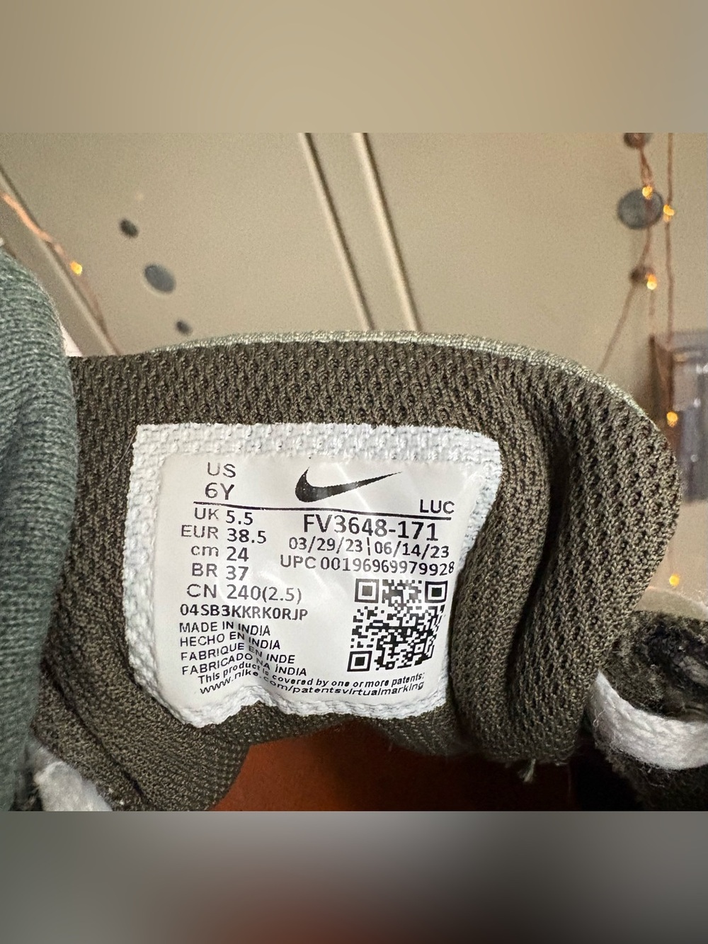 Nike Kids Grade School Court Borough Low Recraft Shoes FV3648-171 Size US 6 - Picture 16 of 16
